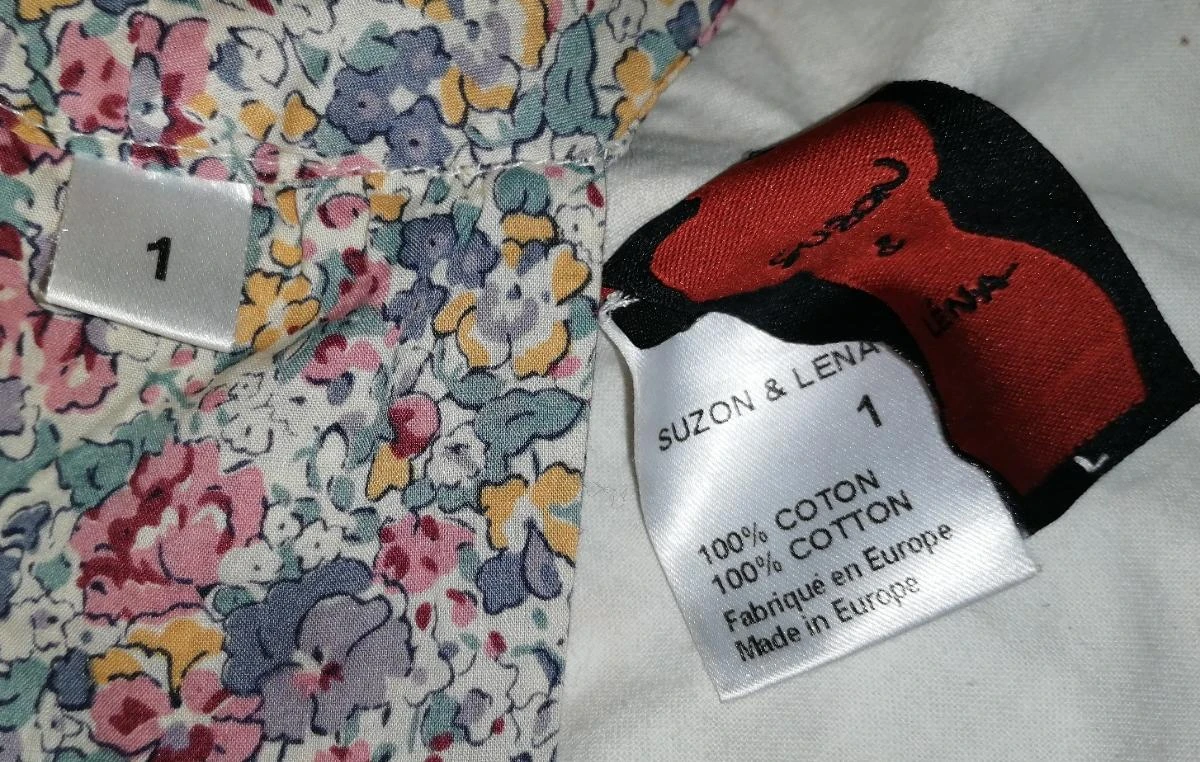 2-delig badpak met liberty bloemenprint - 100% Katoen "Suzon & Léna" – photo 4